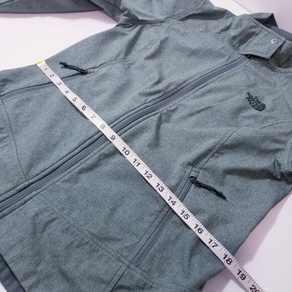 The North Face WindWall Green Jacket Zip Up Long Sleeves Pockets - Picture 7 of 14